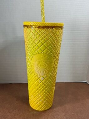 Starbucks 2025 Jeweled Yellow Venti Tumbler 24oz
